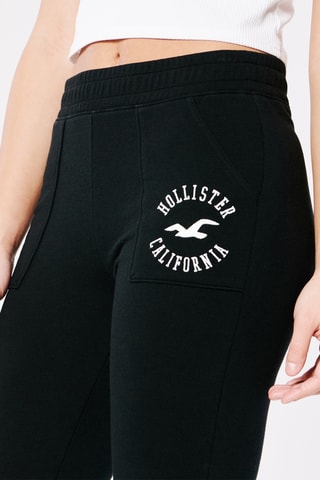 Legging polaire taille haute - Noir