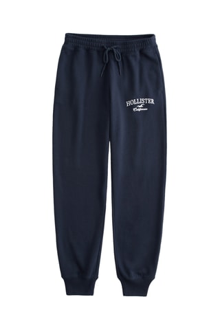 Jogging polaire taille haute - Bleu marine