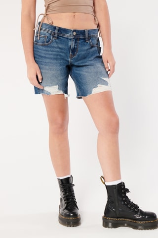 Short en jean - Bleu marine