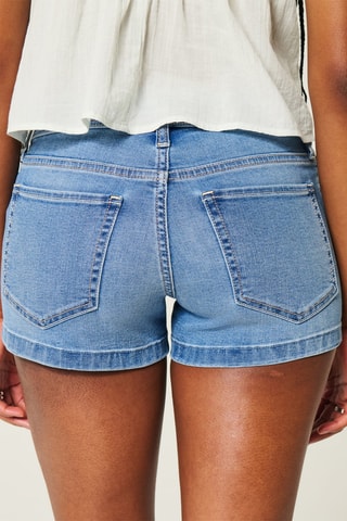Short en jean - Bleu