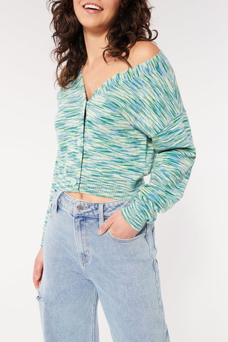 Gilet - Vert foncé chiné