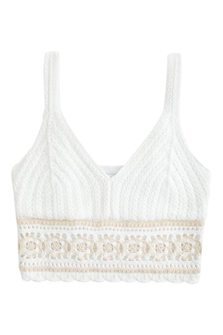 Crop top - Blanc
