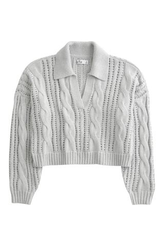 Camisola - Cinzento-claro