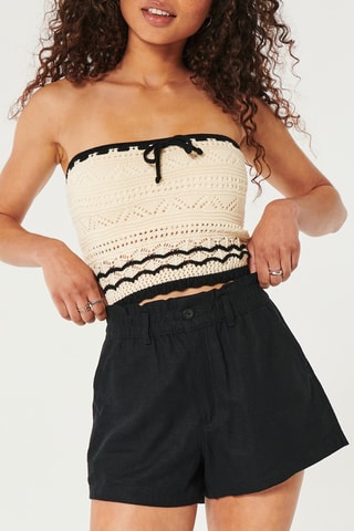 Crop top bustier - Ecru