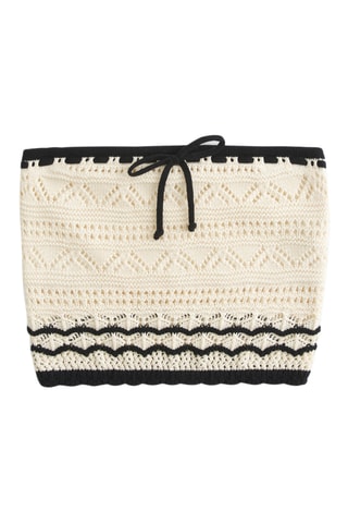 Crop top bustier - Ecru