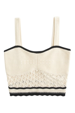 Crop top - Ecru