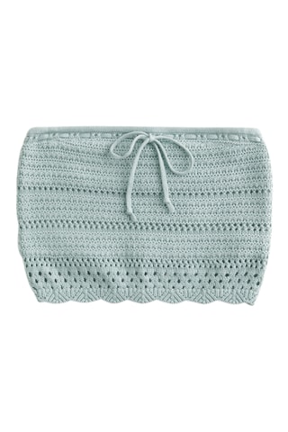 Crop top bustier - Vert d’eau