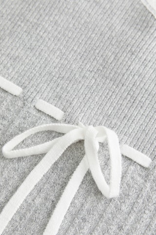 Top - Gris clair chiné