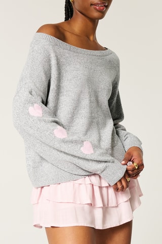 Pull - Gris clair chiné