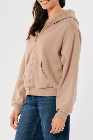 Sweat à capuche - Marron clair