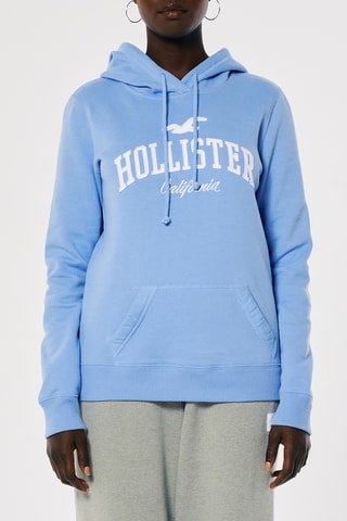 Sweat à capuche - Bleu clair
