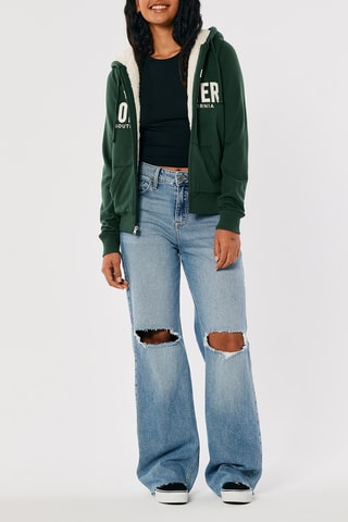 Sweat à capuche - Vert