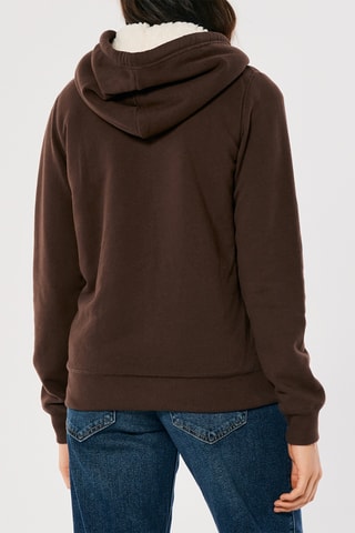 Sweat à capuche - Marron foncé