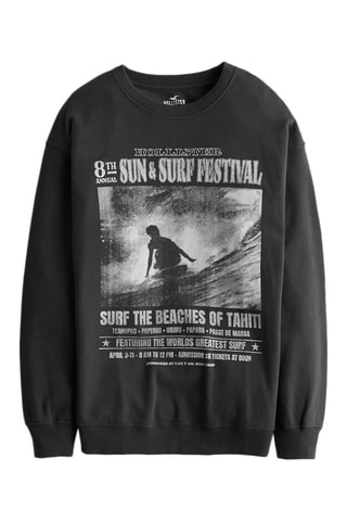 Sweat oversize - Gris foncé