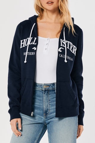 Sweat à capuche - Bleu marine