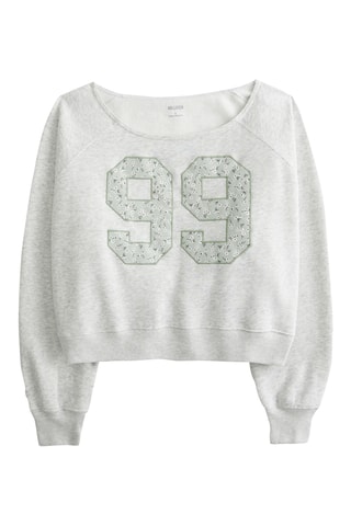 Sweat - Gris clair chiné
