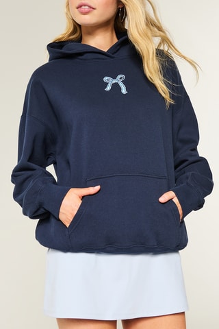 Sweat à capuche - Bleu