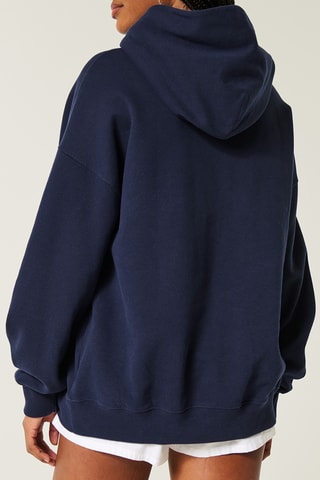 Sweat à capuche - Bleu marine