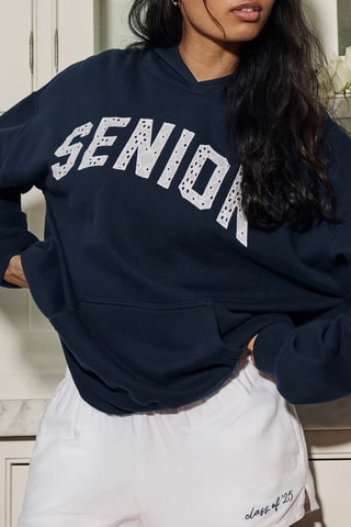 Sweat à capuche - Bleu marine
