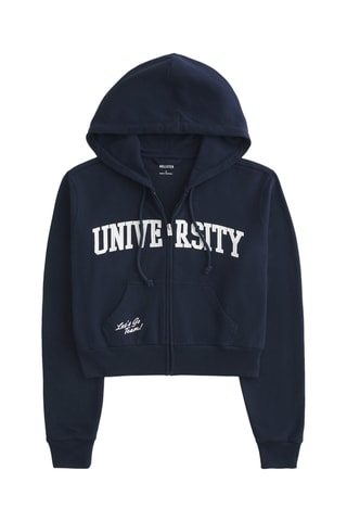 Sweat à capuche - Bleu marine