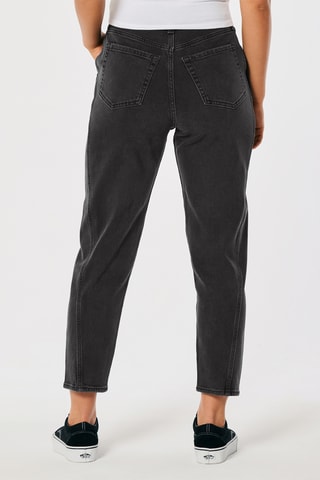 Jean mom taille haute - Noir