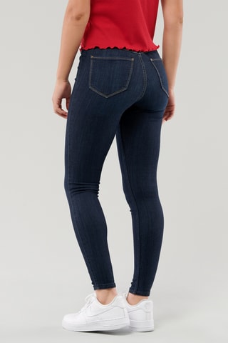 Jean taille haute - Bleu nuit