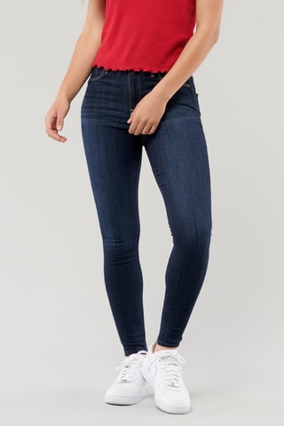 Jean taille haute - Bleu nuit