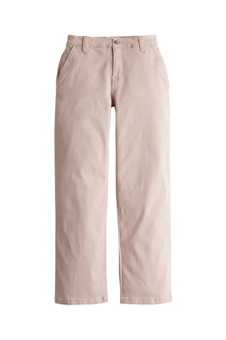 Pantalon taille haute - Rose poudré