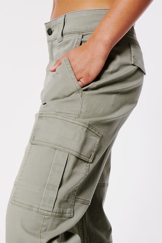 Pantalon cargo - Vert olive