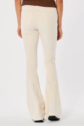 Pantalon flare taille haute - Ecru