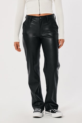 Pantalon taille haute - Noir