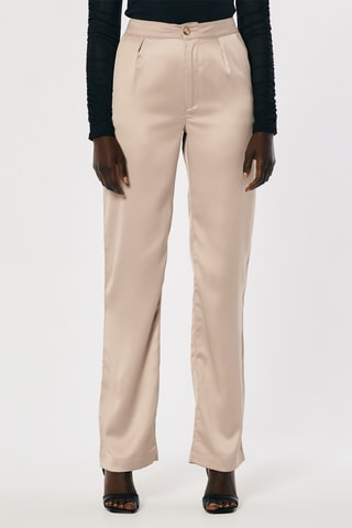 Pantalon taille haute - Taupe