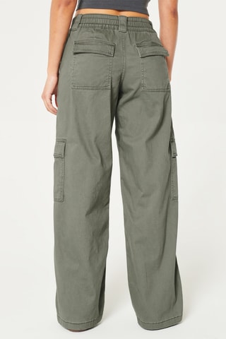 Pantalon cargo - Vert olive