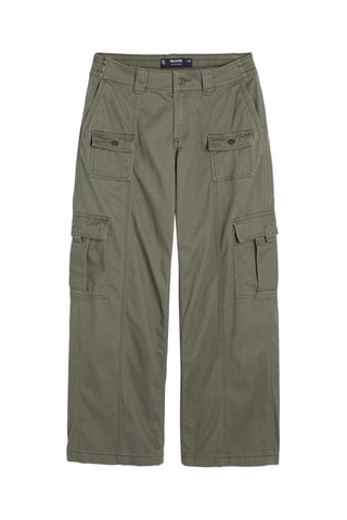 Pantalon cargo - Vert olive
