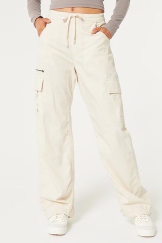 Pantalon cargo - Ecru
