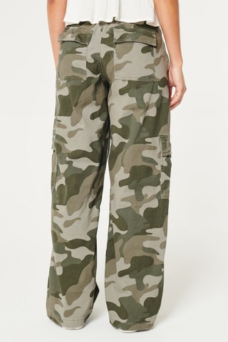 Pantalon cargo - Vert olive