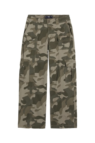 Pantalon cargo - Vert olive