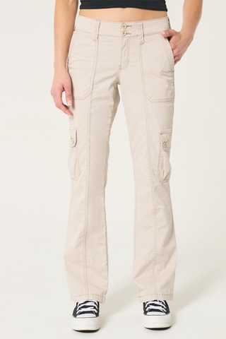 Pantalon bootcut - Argenté