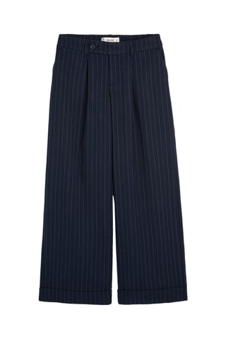 Pantalon wide legs - Bleu marine