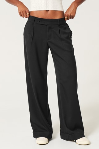 Pantalon wide legs - Noir