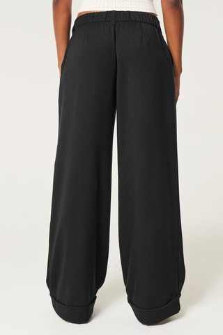 Pantalon wide legs - Noir