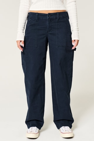 Pantalon baggy - Bleu marine