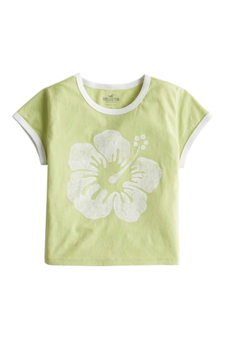 T-shirt relaxed - Vert clair