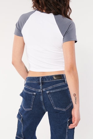 T-shirt cropped - Blanc