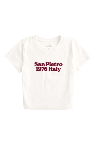 T-shirt cropped - Ecru
