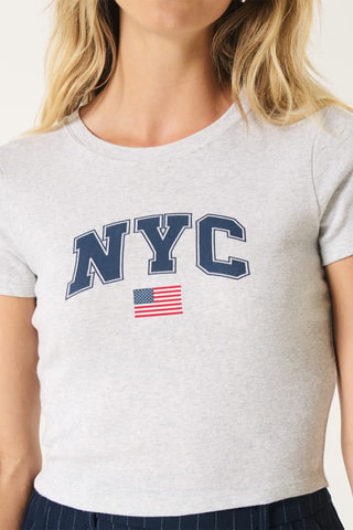 T-shirt - Gris clair