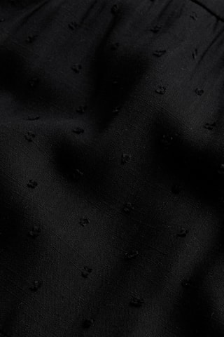 Robe patineuse en broderie anglaise - Noir