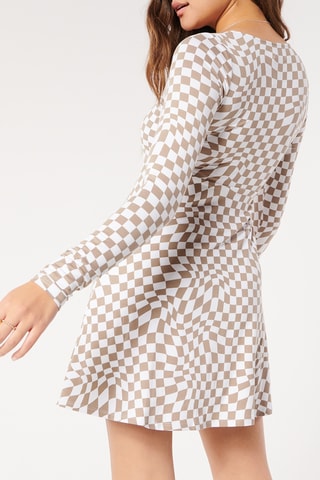 Robe patineuse - Marron