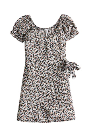 Robe portefeuille - Noir