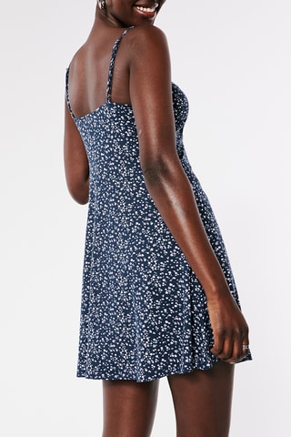 Robe trapèze - Bleu marine